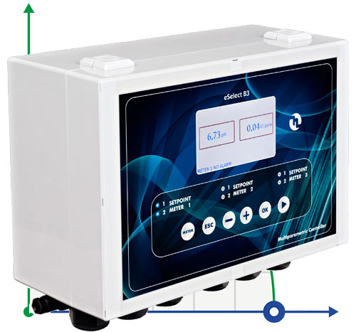 Электронный анализатор воды eSELECT B3 уровня рН / Rx / CL